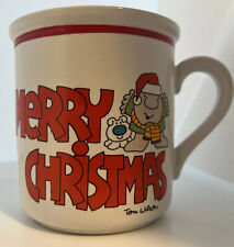  Ziggy & Fuzz Merry Christmas Coffee Tea Mug by Tom Wilson Stoneware 1980  Cup picture