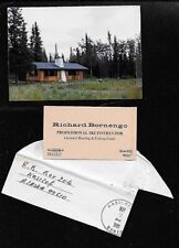 1989~Snapshot photo of home~Kasilof, Alaska~Business Card of former owner picture