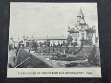 Antique State House Of Correction And Reformatory Ionia MI Print on Card picture