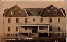 Academy & Bible School Hesston, Kansas KS RPPC Real Photo Postcard 1910 JA29 picture