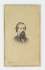 Antique CDV Circa 1860s Handsome Man With Long Goatee Beard Ryder Cleveland, OH picture