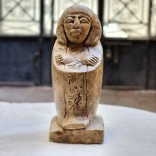 RARE ANCIENT EGYPTIAN ANTIQUE - USHABTI SHABTI STONE STATUE WITH HIEROGLYPHICS picture
