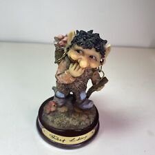 Vintage Troll Figurine Kid With Stick 1999 by Rolf Lidberg RBA 850 #9999-8950 picture