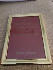 Vintage Solid Brass Memories Collection brass finish photo frame 5