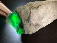 643g Genuine Guatemala Natural Green Jade Jadeite Rough Raw Rare Stone Gems picture