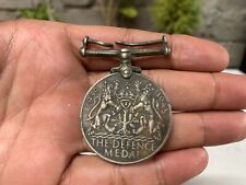 Vintage Rare The Defence Medal 1939-1945 George VI United Kingdom War Medal picture