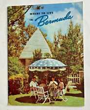 Bermuda Hotel Guide c. 1950's Photos Hotels Guest Houses Travel Agent Book F2-6 picture