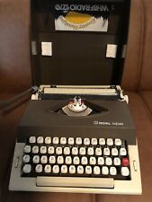 Vintage 1980's Royal Safari  Portable Typewriter Brown-Beige Case Messa Portugal picture