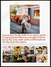1964 Disneyland 9 photo Carnation Milk Ice Cream truck vintage print ad picture