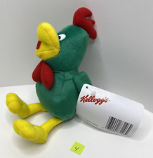 2000 Kellogg's Corn Flakes Cornelius Green Rooster 8 Inch Bean Plush Animal picture