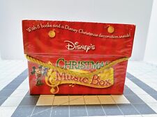 2002 Disney's Christmas Music Box Book Set 5 HC Storybooks w/Ornament New Sealed picture