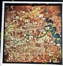 1981 NASA JSC Aerial MAP Houston TX 9.5x9.5 ORIGINAL COLOR KODAK NEGATIVE NE03 picture
