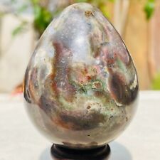 214g Beautiful Natural Colorful Ocean Jasper Quartz Crystal Egg Specimen Healing picture