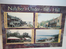 Vintage Postcard Natchez Under The Hill Mississippi Unposted picture