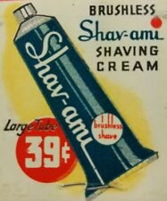 Vintage Matchbook McKesson's Shaving Cream Shav-ami brushless full unstruck  picture