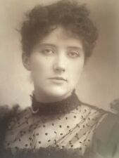 1890s Photo Woodbury Type- 'THE THEATRE' - Actress- Ethel Matthews picture