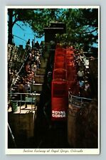 Canon City CO-Colorado, New Royal Gorge Tramway, Scenic Trees, Vintage Postcard picture