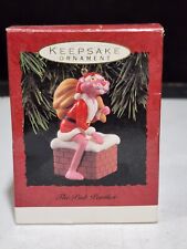 1993 Hallmark Keepsake Christmas Ornament Pink Panther Santa IN BOX picture