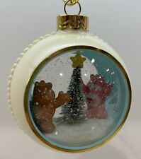 RARE Vintage 1984 Care Bears American Greetings Christmas Ornament Globe In Box picture