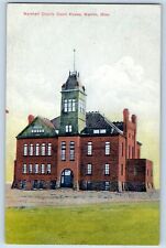 Warren Minnesota MN Postcard Marshall County Court House Exterior Building c1910 picture