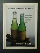 1972 ALCOA Magazine Ad - Aluminum Uncorks An Old Bottleneck. picture