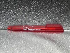 Verizon Wireless Clear Red Advertising Ballpoint Pen picture