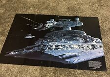 1980 Lucas Film Star Wars Space Chase Poster Star Destroyer Millennium Falcon picture
