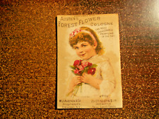 AUSTEN'S FOREST FLOWER COLOGNE TRADE CARD SAMUEL BASS BOONVILLE, NY picture