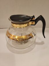 Cory Glass Stovetop Percolator Coffee Pot Bakelite Lid 5 Cup picture