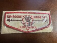 1960's Tamegonit Lodge 147 F-2a? Order of the Arrow flap patch picture
