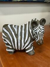 Vtg Artesania Rinconada Zebra Figurine From Uruguay picture