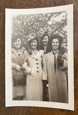 1940s Pretty Beautiful Women Ladies Stylish Fashion Purses Hats Real Photo P4r4 picture