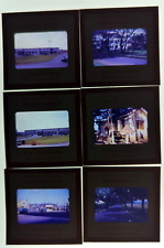 Lot of 6: 1950s Kodak Red Border 35mm Transparency, Japan & Korea Buildings 2 picture