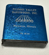 Vintage Havana Illinois Valley Hardwoods Lumber Wood Supply Store Tape Measure O picture