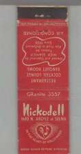 Matchbook Cover - Music Related - Nickodell Hollywood, CA picture