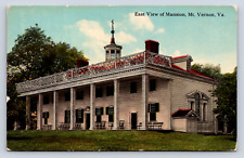 Vintage Postcard Mansion Mount Vernon Virginia picture