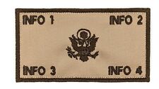Flak Plate Carrier U.S. Army ID w/Fastener: Custom Embroidery Patch ARMY (V2) picture