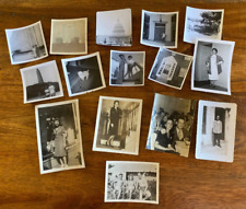 * RARE * 1940s -1960s B&W photo lot (15) Travel Fashion Housewives picture