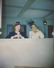 American actress Bette Davis & director Irving Rapper working thei Old Photo picture