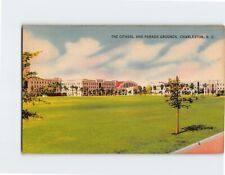 Postcard The Citadel And Parade Grounds Charleston South Carolina USA picture