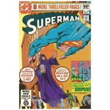 Superman #352  - 1939 series DC comics Fine+ Full description below [h@ picture