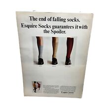 1967 Esquire Socks End Of Falling Socks Original Print Ad Vintage picture