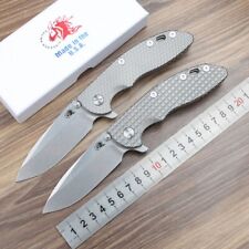 8''New Fast Opening 20CV Blade All Titanium Handle Tactical Folding Knife VTF109 picture