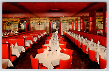 c1960s Russian Bear Restaurant Interior New York Vintage Postcard picture