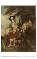 Charles I King of England portrait ~ artist Anton Van Dyck ~ art postcard picture