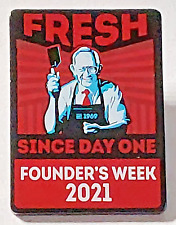 Wendy's Restaurant Founder's Week 2021 Fresh Since Day One Lapel Pin (083023) picture