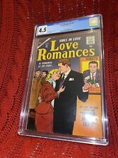 LOVE ROMANCES #65 CGC 4.5 Atlas Comics 1957 Unpressed 10 Cent Cover picture