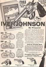1900's OLD MAGAZINE PRINT AD, Iver Johnson Revolver- Bicycles picture