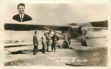 Postcard RPPC 1920s Charles Lindbergh Spirit of St. Louis aircraft 23-12016 picture