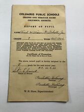 Columbus, GA Columbus Public Schools Report Card 1945-46 picture
